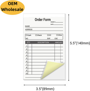 Libretas <span class=keywords><strong>de</strong></span> Recibos Personalizadas al por Mayor, Libretas <span class=keywords><strong>de</strong></span> Facturas Duplicadas con Numeración para Ventas en Tiendas y Pequeñas Empresas - Product Image 6