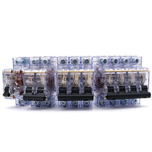 DZ47-63-T-C63 1/2/3/4 Pólo 63A Transparente Shell MCB Vazamento De Trilho Din Proteger Interruptor De Ar Interruptor Em Miniatura Elétrica Disjuntor - Product Image 2