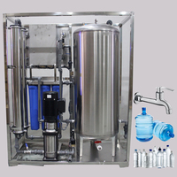 Usine 500L/H 3200gpd Système de filtre à eau par osmose inverse Résidentiel dans un conteneur pour l'irrigation anti-rouille une rue d'eau
