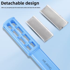 Outil de soin des pieds pour éliminer les callosités et les peaux mortes ; Pierre <span class=keywords><strong>ponce</strong></span> double face pour exfolier les semelles et les talons ; Râpe à pieds - Product Image 5