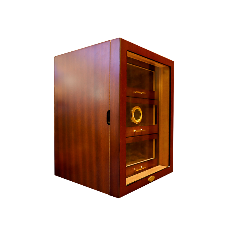Custom High Glossy Cedar Wood Cabinet