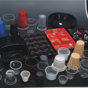 宠物BOPS臀部塑料高速自动酸奶杯盖制造机 - Product Image 3