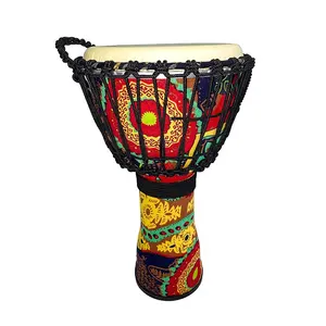 8 "/ 10"/12 "Professionele Afrikaanse Djembe Drum Bongo Hout Standaard Maat Goed Geluid Muziekinstrument Percussie Hand Drum Wood Bo