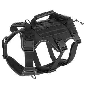 Adjustable Breathable Nylon Dog Harness With Padded Back And <b>Rubber</b> Handle For Medium Dogs - Product Image 3