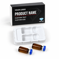 Boîte cadeau en carton personnalisée en gros pour flacon en verre de 3 ml, 5 ml, 10 ml avec emballage en mousse
