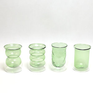 Verres à boire géométriques de haute qualité, <span class=keywords><strong>double</strong></span> <span class=keywords><strong>vitrage</strong></span>, verre à eau, décoration de table intérieure - Product Image 4
