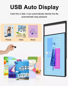 Vitrine 55 65 pouces 3000nits moniteur haute luminosité suspendu publicité signalisation numérique face à la fenêtre écran LCD - Product Image 6