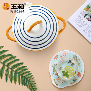 Wuhe Heat Insulation <b>Mat</b> Plastic Flower Pattern Anti-scalding Kitchen Table <b>Mat</b> <b>Large</b> Size Non-slip Coaster - Product Image 2