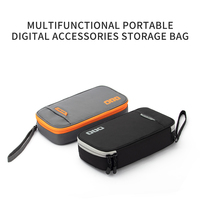 Personnalisez votre logo, housse pour appareils électroniques portables, accessoires numériques de voyage, organiseur de câbles, polyester durable, imperméable