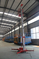 Plateforme élévatrice à mât unique ou plateforme élévatrice en aluminium pour personnel avec contrôle facile et levage fluide