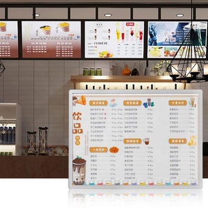 Nhà Hàng menu <span class=keywords><strong>A1</strong></span> A2 A3 A4 nhôm thay đổi nhanh chóng bề mặt kính mỏng khung ảnh <span class=keywords><strong>lightbox</strong></span> - Product Image 4