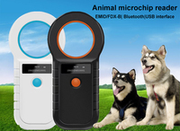 Escáner de Microchip PET de Buena Calidad, RFID 134.2KHz, Lector USB de Etiquetas para Animales, Escáner de Identificación de Mascotas