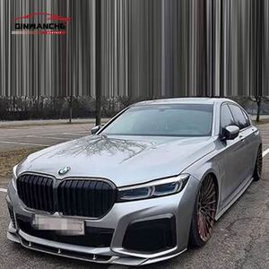 Para <span class=keywords><strong>BMW</strong></span> 7 Series G11 G12 2019 2020 <span class=keywords><strong>2021</strong></span>, piezas de automóvil, labio delantero de fibra de carbono y divisor de parachoques, estado usado - Product Image 5