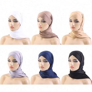 Pañuelos Hijab Largos Musulmanes con Logotipo Personalizado al por Mayor, Chales, Turbantes, Hijabs de Chifón Transpirable para Mujer - Product Image 2