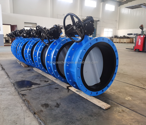 Válvula de Acero al Carbono con Brida Doble Excéntrica PN6/10/16/25 DN50-DN1000 con Actuador D341X PN16 - Product Image 3
