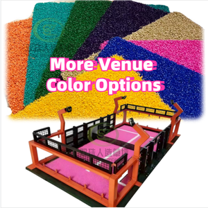 Pista de Pádel Panorámica con Césped Artificial y Estructura de Techo, Vidrio Templado de Visión Completa para Clubes y Resorts, Personalizable SHUANGZHU SZD - Product Image 3