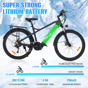 Stock EU batterie lithium-ion 36V 11,2 ah, 21 vitesses, longue portée 35-90km, <span class=keywords><strong>26</strong></span> pouces, <span class=keywords><strong>vélo</strong></span> <span class=keywords><strong>électrique</strong></span> - Product Image 3