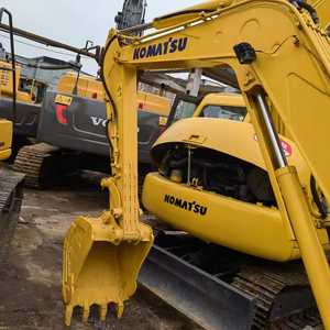 Excavadora hidráulica sobre orugas Komatsu PC55MR usada, motor y bomba a precio de fábrica de 5,5 toneladas, componentes incluidos para Guyana - Product Image 5