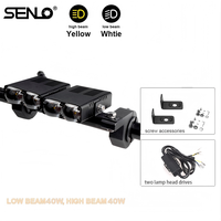 SENLO T2 Super Bright Spot LED Work Driving Head Fog Light New Condition for Car SUV Offroad ATV UTV BUS Truck Honda Audi 80W