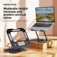 Desktop Metal Tablet Houder Telefoon- en Tablet Vloerstandaard Houder Flexibele Opvouwbare Laptopstandaard 360° Rotatie Draagbare Tablet