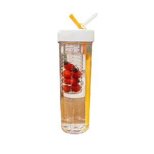 Flower <b>Tea</b> Cup With Straw Plastic <b>Tea</b> <b>Infuser</b> Portable For Camping And Outdoor Use - Product Image 5
