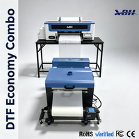 Impresora de pegatinas DTF A3 de 30 cm XP600 con agitador de polvo, todo en uno, para transferencia en camisetas, OEM, personalizada, para pequeños negocios y start-ups.