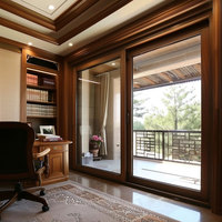 Portes et fenêtres en alliage d'aluminium - Fenêtres coulissantes extérieures en aluminium avec verre insonorisant double couche