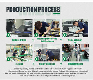 Fenêtres coulissantes en aluminium à économie d'énergie CHENQI avec <span class=keywords><strong>double</strong></span> <span class=keywords><strong>vitrage</strong></span> pour une utilisation domestique afin de réduire les coûts de chauffage - Product Image 6