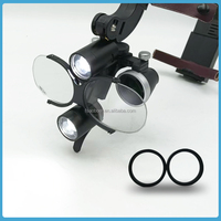 Ensemble complet de haute qualité 2.5X/3.5X/6.0X de loupes médicales Loupe de phare chirurgical sans fil