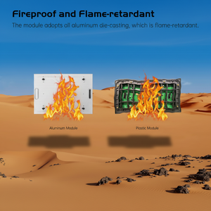 GoldenAnt 户外 P8 LED 显示屏 8K 分辨率 HDR10+ IP66 防水 可定制广告屏，带 CMS 和 RDM - Product Image 1