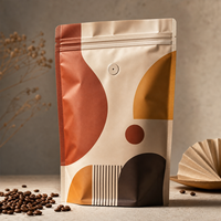 500g Espresso Karışımı Kahve Paketleri, Kavurma ve Perakende Satışları İçin PET AL PE Laminatlı