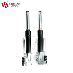 โช้คอัพ KINGHAM CNC สำหรับมอเตอร์ไซค์ โช้คอัพหน้าสำหรับ YAMAHA <span class=keywords><strong>NMAX</strong></span> ระบบกันสะเทือนมอเตอร์ไซค์ อะลูมิเนียมแบบกำหนดเอง OEM - Product Image 1