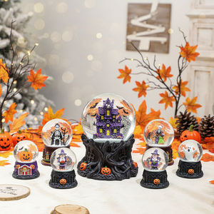 Globo de Nieve de Resina de Halloween con Diseño de Calabaza, Fantasma y Esqueleto para Decoración de Mesa en Fiestas Festivas, Venta al por Mayor Personalizada - Product Image 2