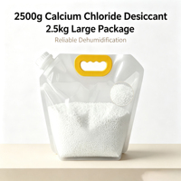 2500g Chlorure de Calcium Déshydratant Déshumidificateur Boîte de Déshumidification Sac de Déshumidification Emballage Supplémentaire