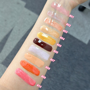 Nuovo Olio Labbra Idratante Personalizzato di Alta Qualità Vegano a Lunga Durata Senza Logo Olio Fruttato Luminoso Lucidalabbra Liquido Private Label - Product Image 2