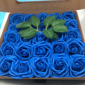 8cm PE rose con steli di schiuma composizioni floreali per il matrimonio e decorazioni per la casa per la festa della mamma di Natale torna a scuola - Product Image 6