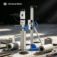 Machine de perçage diamantée électrique DD22H pour béton, max. 180 mm, avec support, pour applications de perçage de trous dans le béton, la brique et la maçonnerie