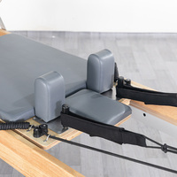 Alat Reformer Kayu Oak Cadillac Grosir 3 in 1 untuk Studio Yoga dan Peralatan Latihan Pilates