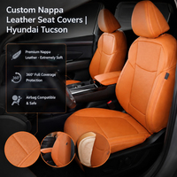 TOPFIT Housse de siège de voiture en cuir NAPPA de luxe imperméable, fabricant, facile à installer, tout inclus