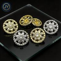 Boutons en métal personnalisés JINYU, boutons à tige en alliage de zinc, boutons personnalisés avec logo pour vêtements, manteaux, sans nickel, écologiques