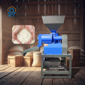 HN QDMECH Machine commerciale de décorticage de céréales, égreneuse de riz, moulin à farine, broyeur de riz, processeur de son fin, machine à décortiquer le riz - Product Image 1