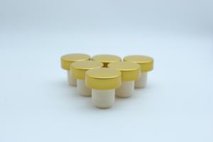 Promosyon alüminyum polimer ahşap üst sentetik mantar şişe tıpası kapak - Product Image 5