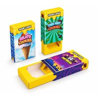 Boîte à tiroir résistante aux enfants avec bouton poussoir personnalisé pour appareils AIO, avec insert personnalisé, impression couleur intégrale et logo de marque