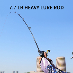 Kuying — canne à pêche figurine ultralégère de 1.8 à 2.7m, accessoire en fibre de carbone, adapté à l'eau salée, au leurre - Product Image 2