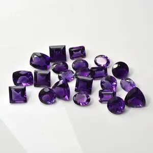 African Amethyst Loose Gemstone Wholesale Lot Manufacturer from India All Size and Shape Available