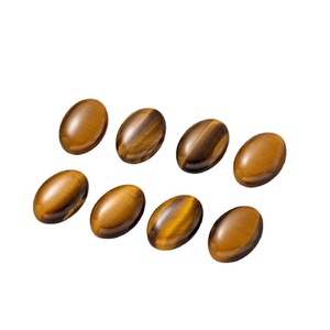 Bán buôn tự nhiên chất lượng cao pha lê thủ công mỹ nghệ Palm đá đánh bóng oval Tiger Eye <span class=keywords><strong>Cabochon</strong></span> cho nhẫn làm - Product Image 4