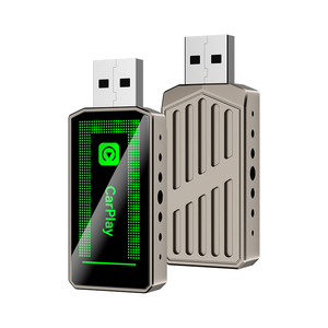 Adaptateur Portable 2-en-1 Sans Fil CarPlay/Android Auto à Connexion Automatique avec Port USB pour Amélioration du Système d'Infodivertissement d'Origine - Product Image 1