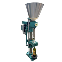 Machine à boucher et à capsuler les bouteilles de whisky semi-automatique HANSEN - Scelleuse de bouteilles en verre pour spiritueux 220V/380V Haute précision