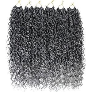 Dreadlocks synthétiques en soie haute température, double trame, pour tresses au crochet, style BOHO Goddess River LOCS, 18/22 pouces, pour cheveux africains - Product Image 5