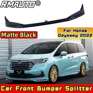 Kit carrosserie pour Honda Odyssey 2022, séparateur de pare-chocs avant noir mat style YOFER, spoiler de pare-chocs avant, accessoires de voiture - Product Image 1